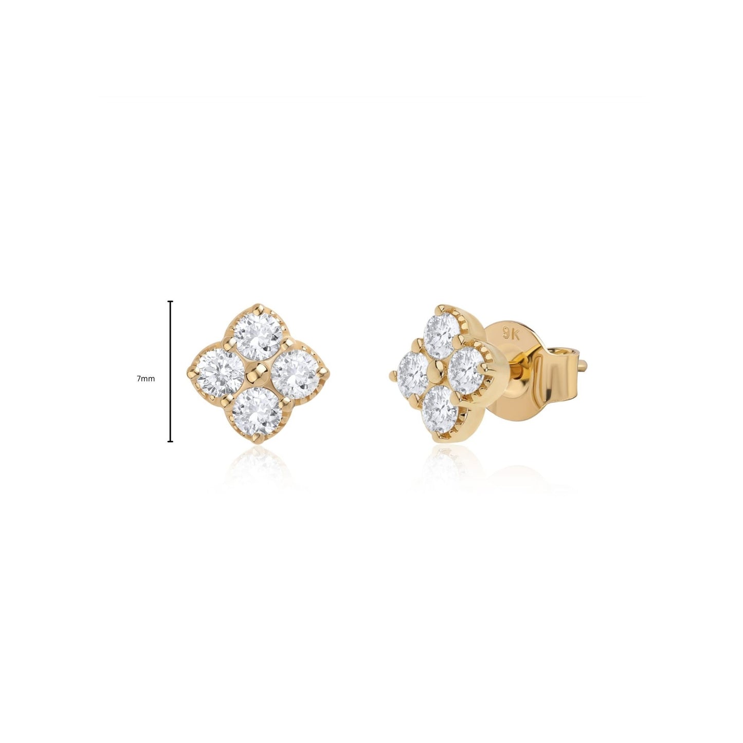 MAYA by Mivraa - Riri Lab Grown Diamond Earrings