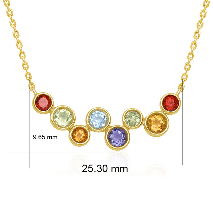 Elements Of Life Gemstones Necklace