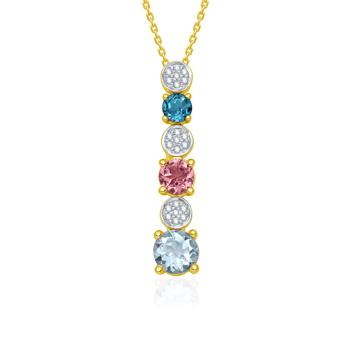 Heaven Drops Gemstones Necklace