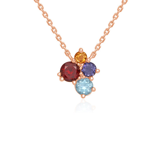 Colorful Cluter Necklace