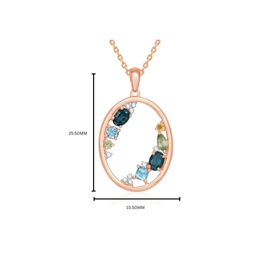 Celebrations Oval Pendant