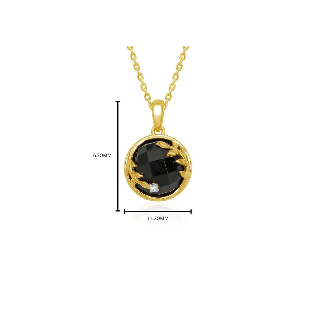 The Midnight Aura Collection - Mystic Onyx Pendant