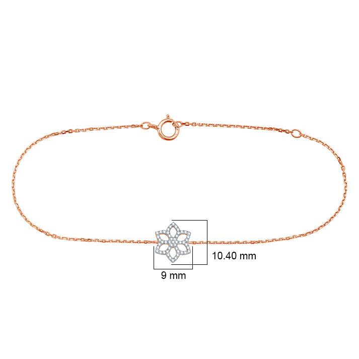 Blooms Flower Diamond Bracelet