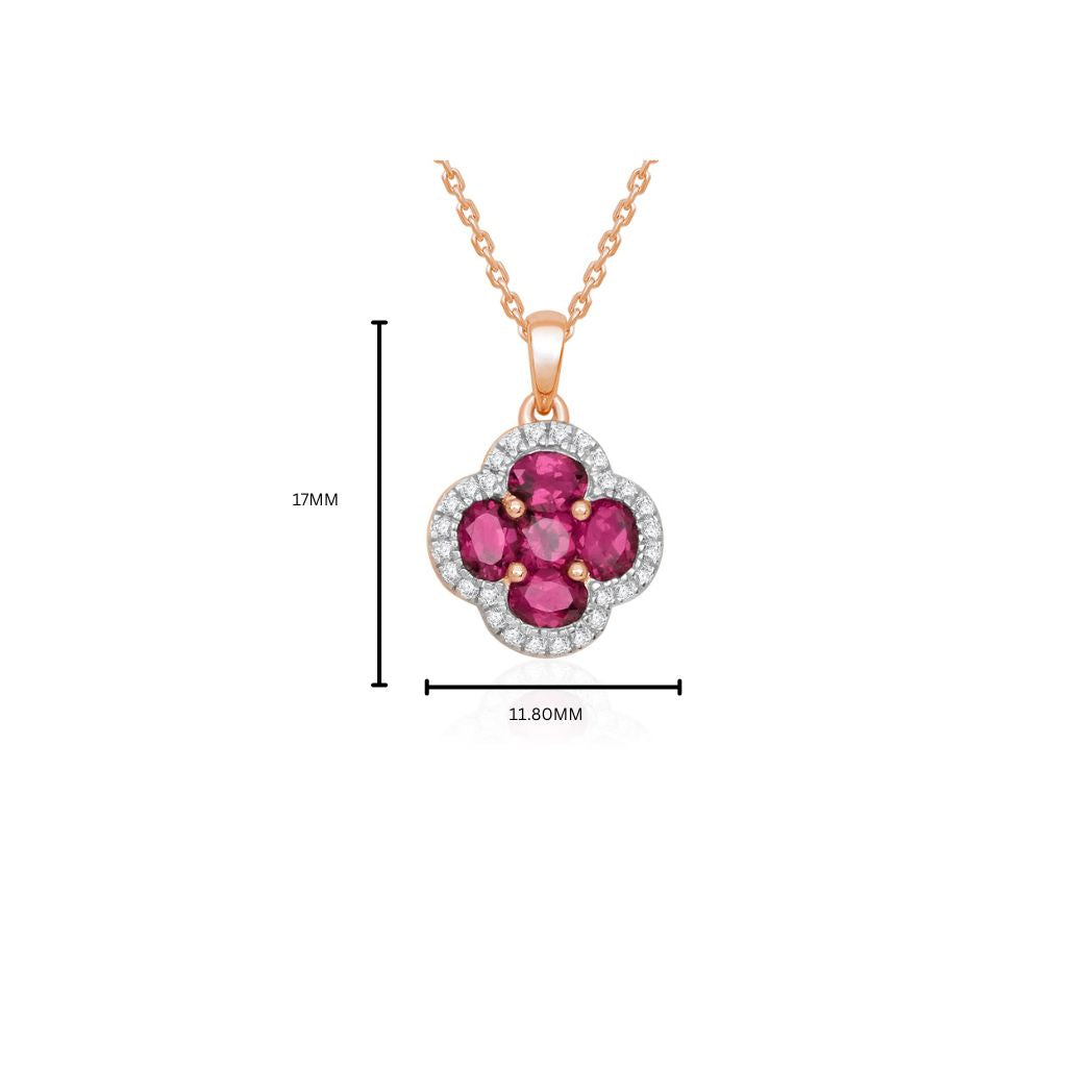 ROSE CLOVER PENDANT