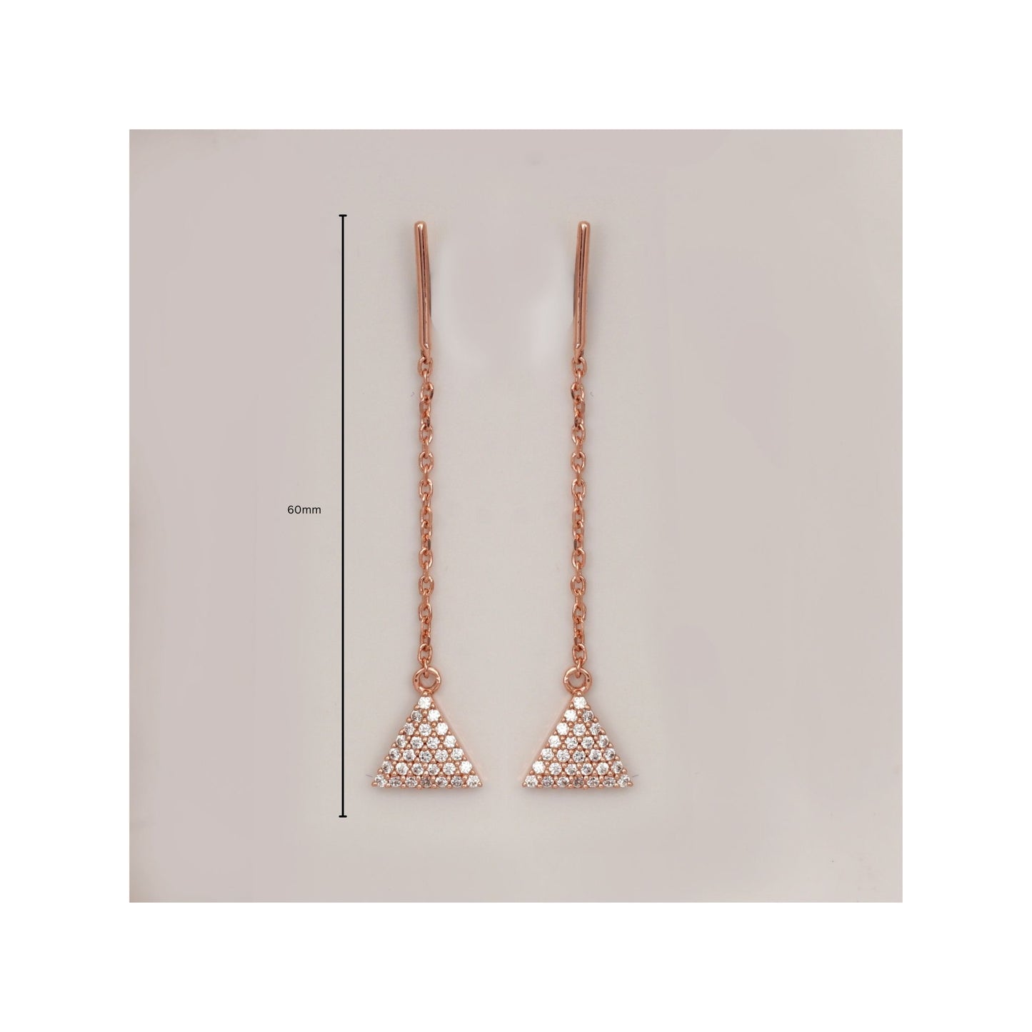MINI MIVRAA - Sui Daga Triangle Earrings
