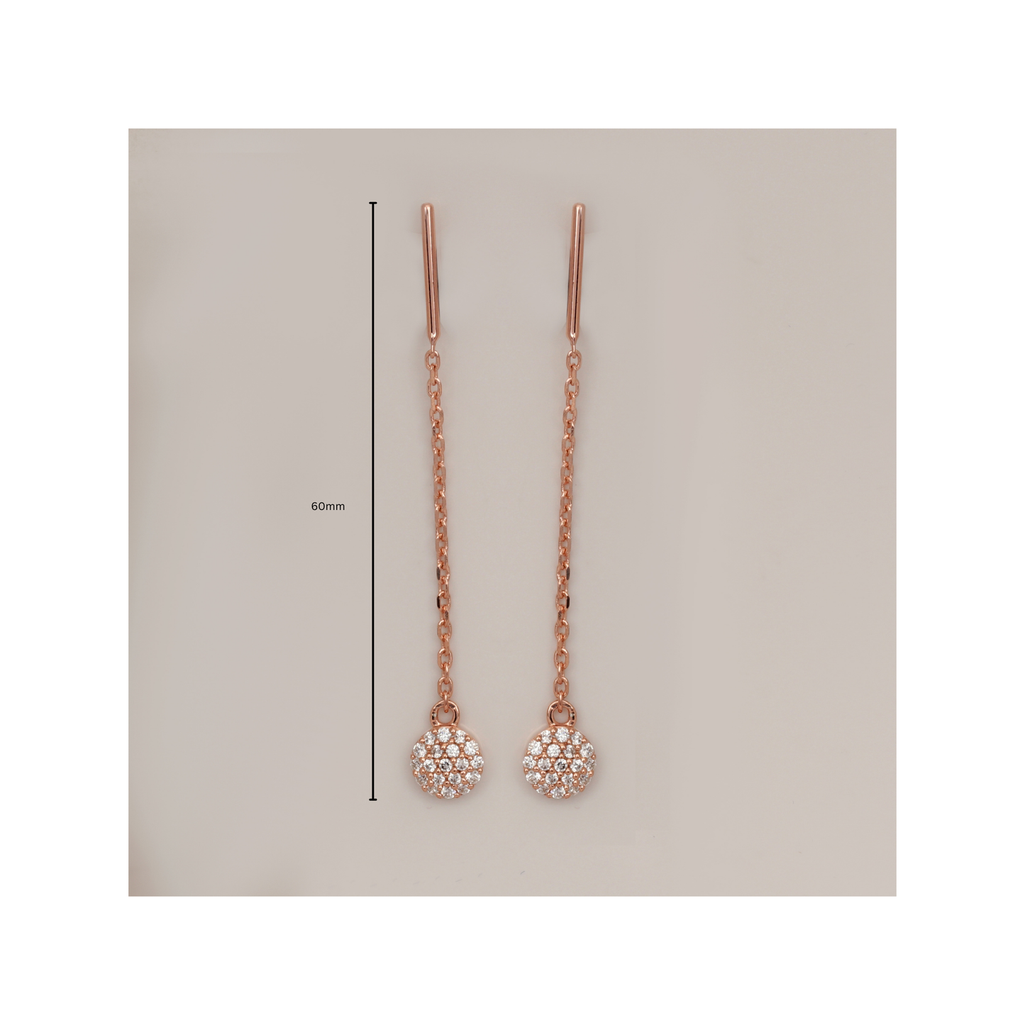 MINI MIVRAA -Sui Daga Round Diamond Earrings