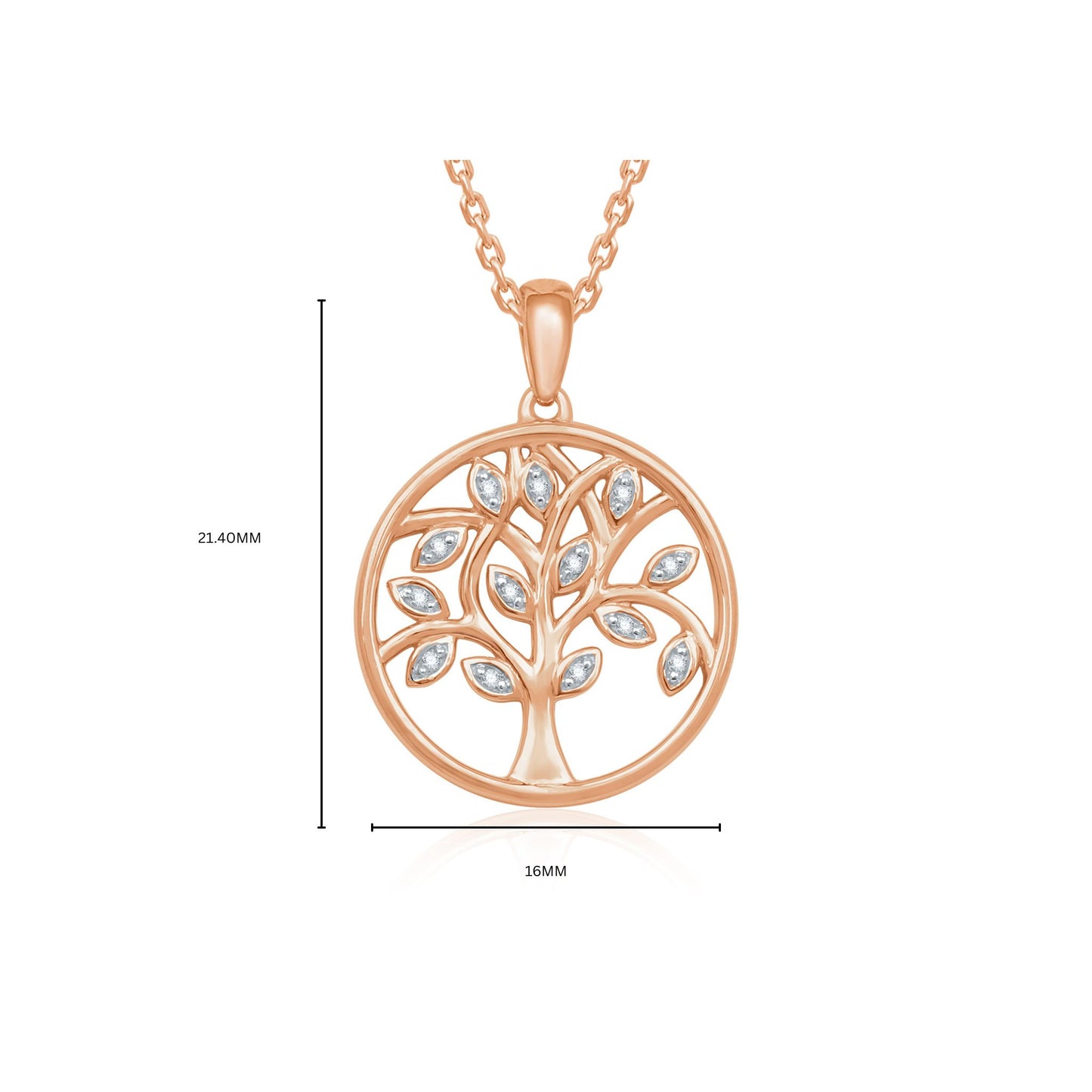 Tree Of Life Diamond Pendant