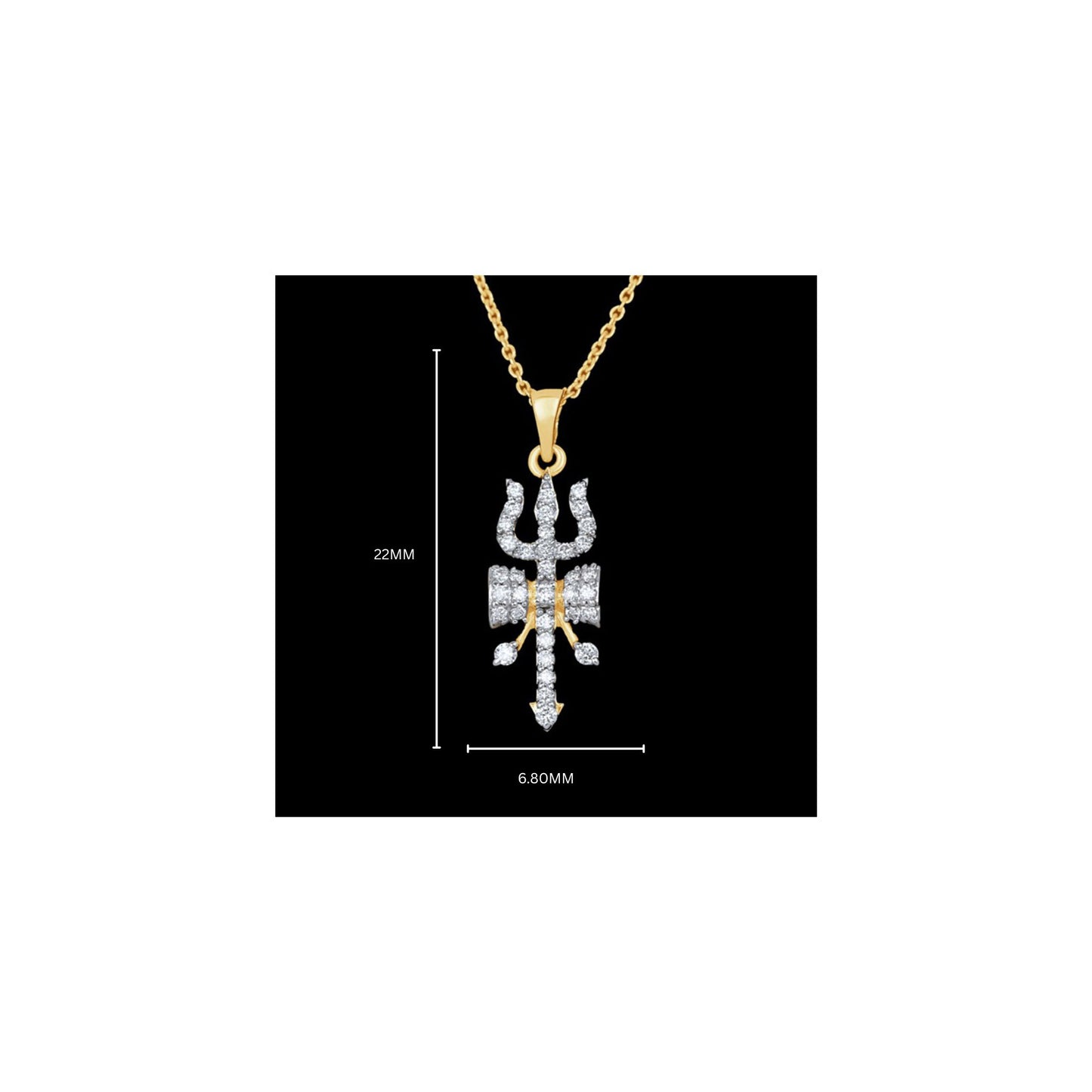 Divine God Collection - Trishul Pendant