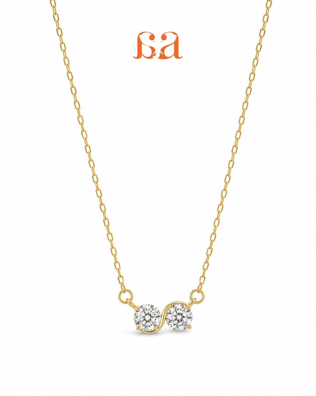 Inifinty Diamond Necklace - Maya By Mivraa