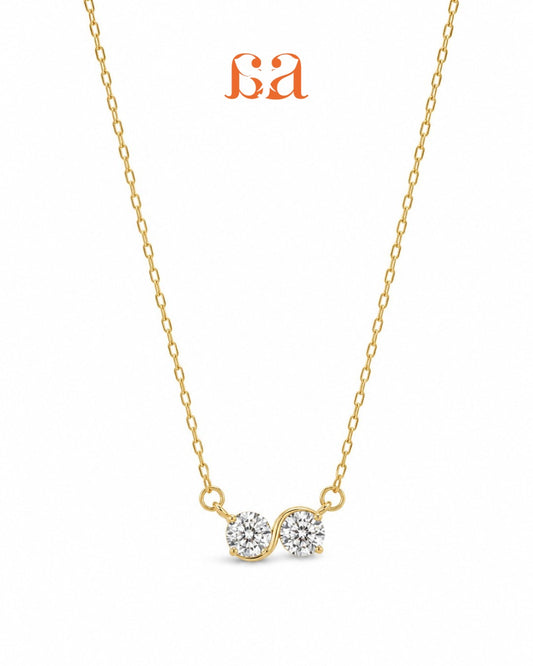 Inifinty Diamond Necklace - Maya By Mivraa