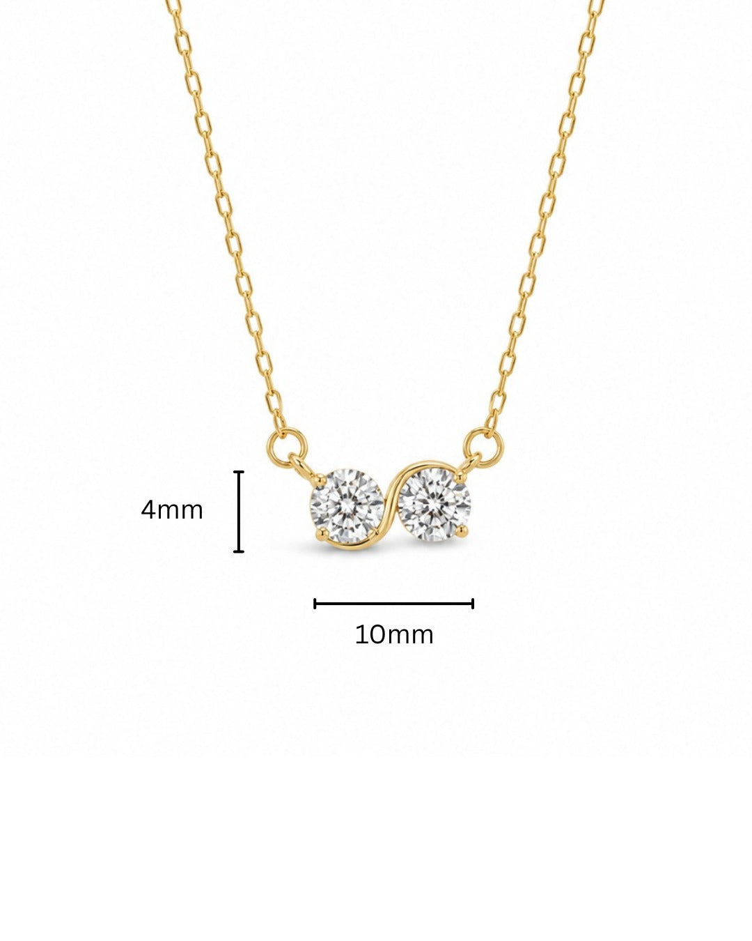 Inifinty Diamond Necklace - Maya By Mivraa