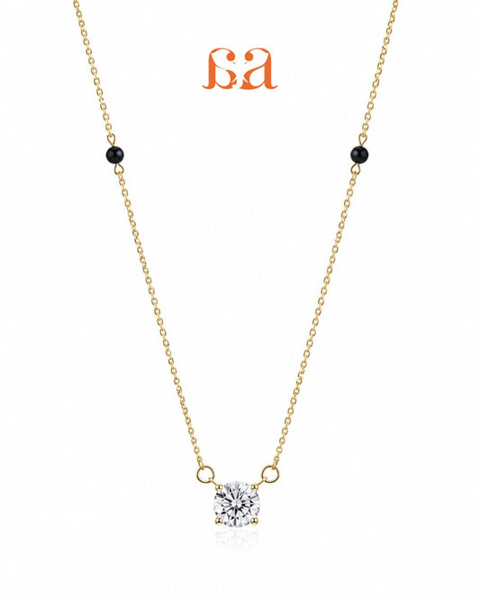 Maya By Mivraa - Mangal Sutra Lab Grown Diamond Necklace