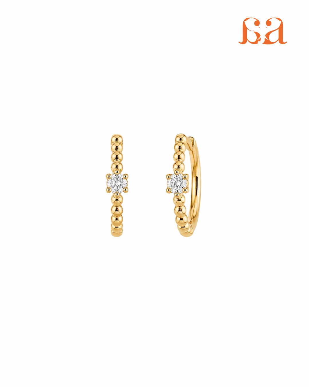 Maya By Mivraa - Mila Huggie Labgrown Diamond Earring