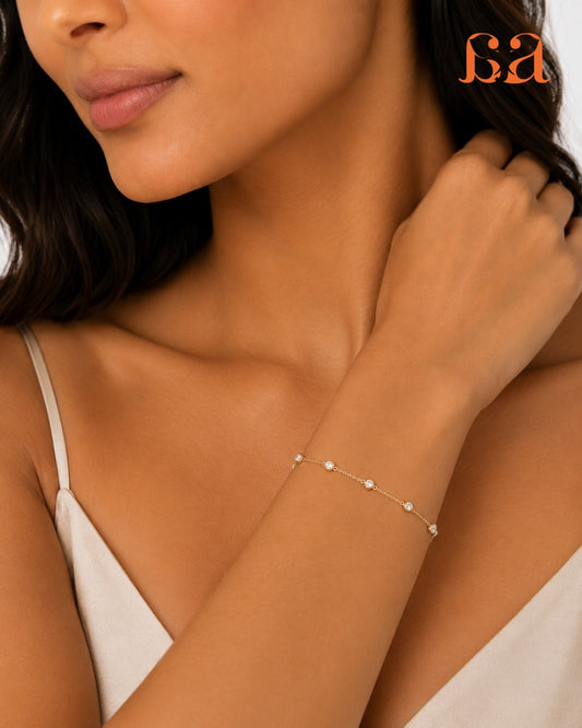 Maya by Mivraa - Celeste Lab Grown Diamonds Bracelet
