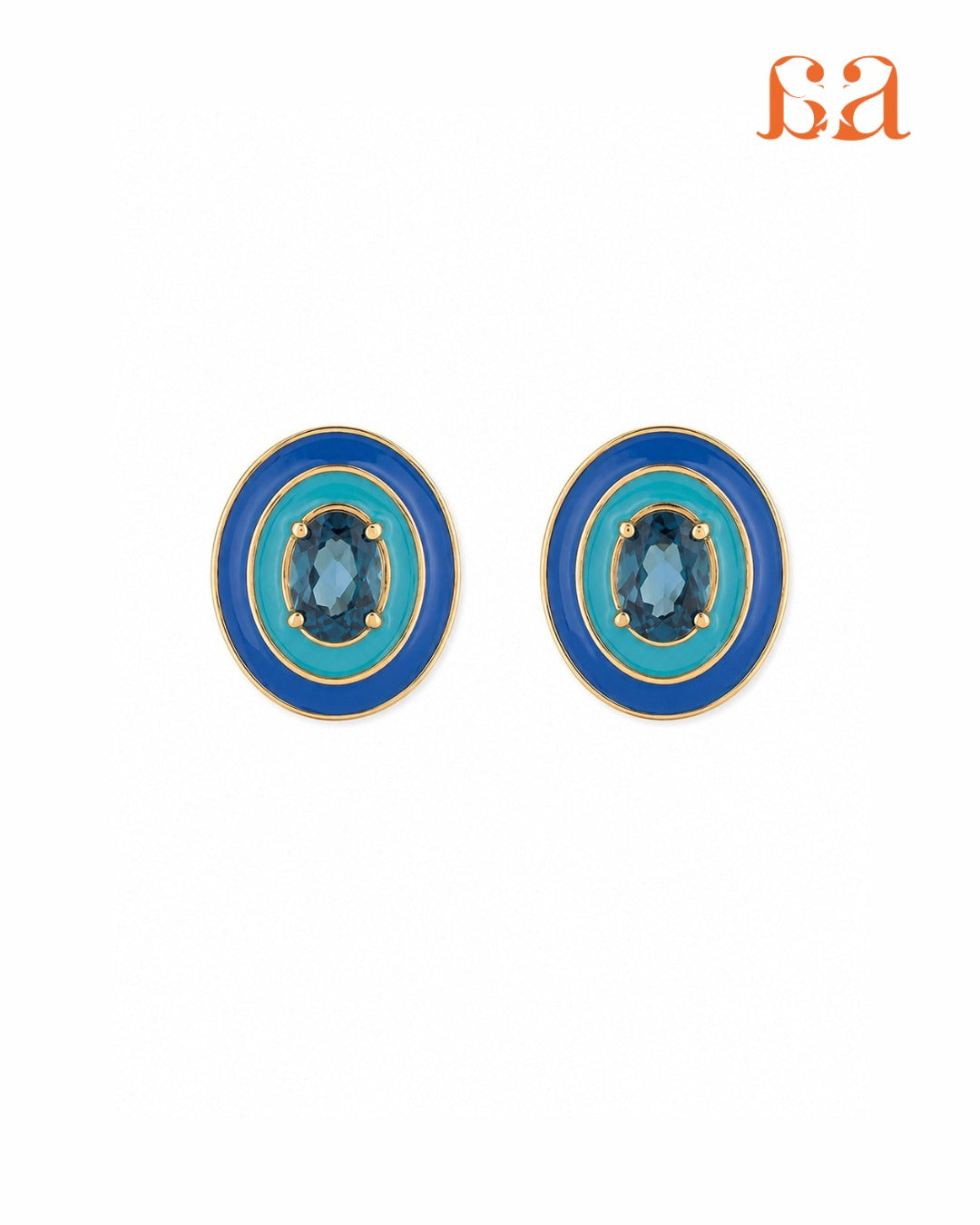 Atelier Collection - Halo Enamel Earrings