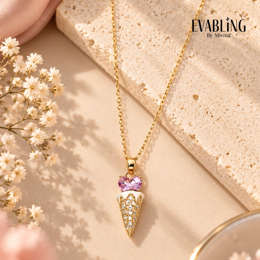 EVABLiNG by Mivraa - Drop Cone Necklace