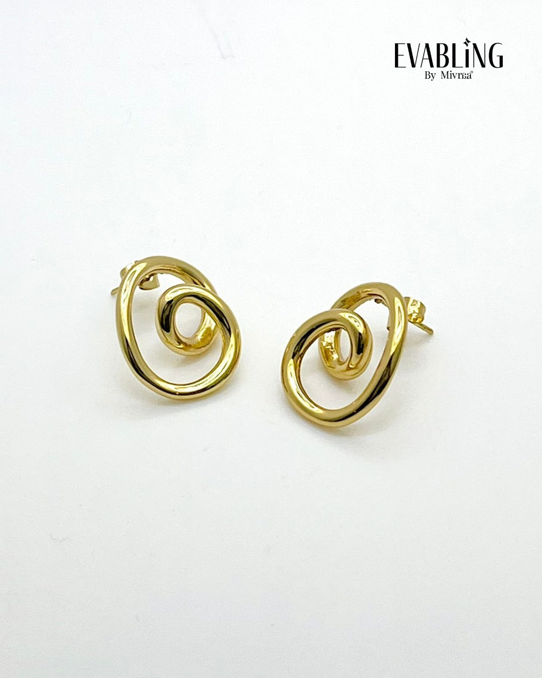 EVABLiNG by Mivraa - Sculpted Curve Earring