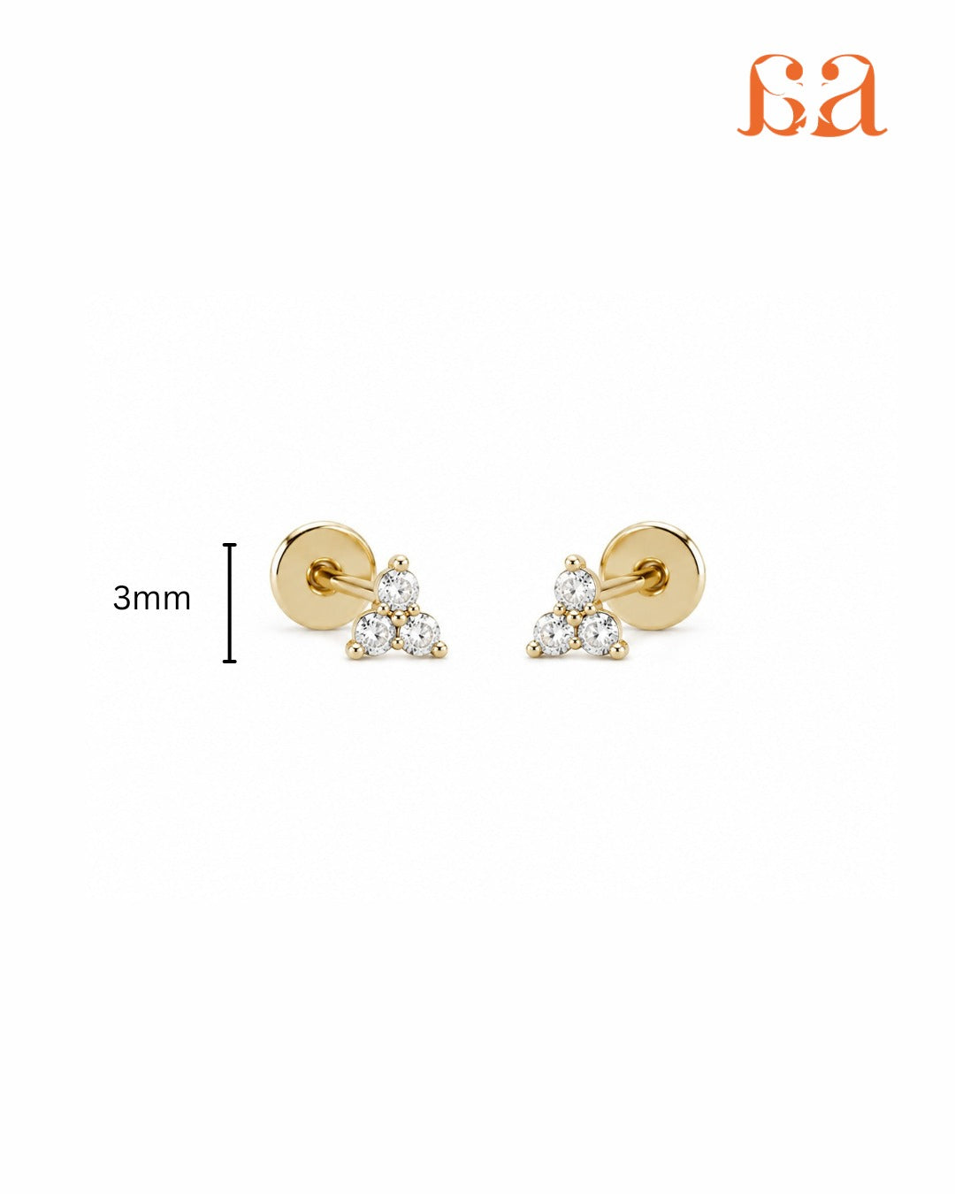 Maya by Mivraa - Jui Labgrown Diamond Earrings