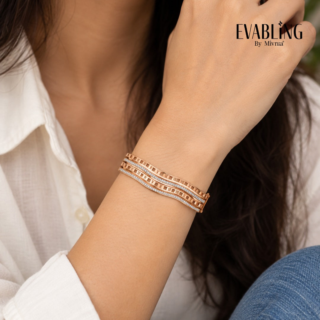 EVABLiNG by Mivraa - 4Layer Roman Numerals Bracelet