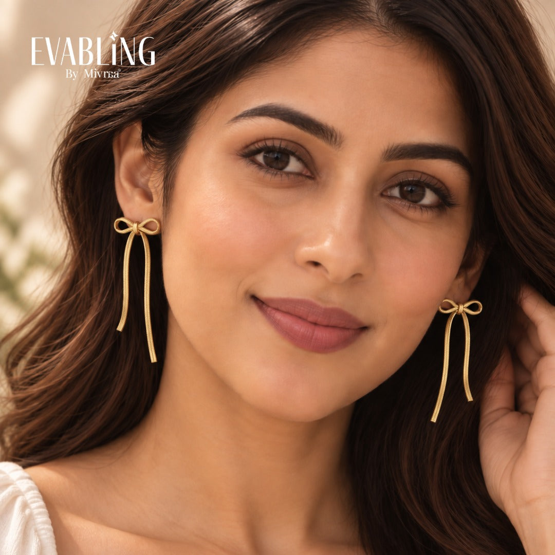 EVABLiNG by Mivraa - Flat Bow Earring