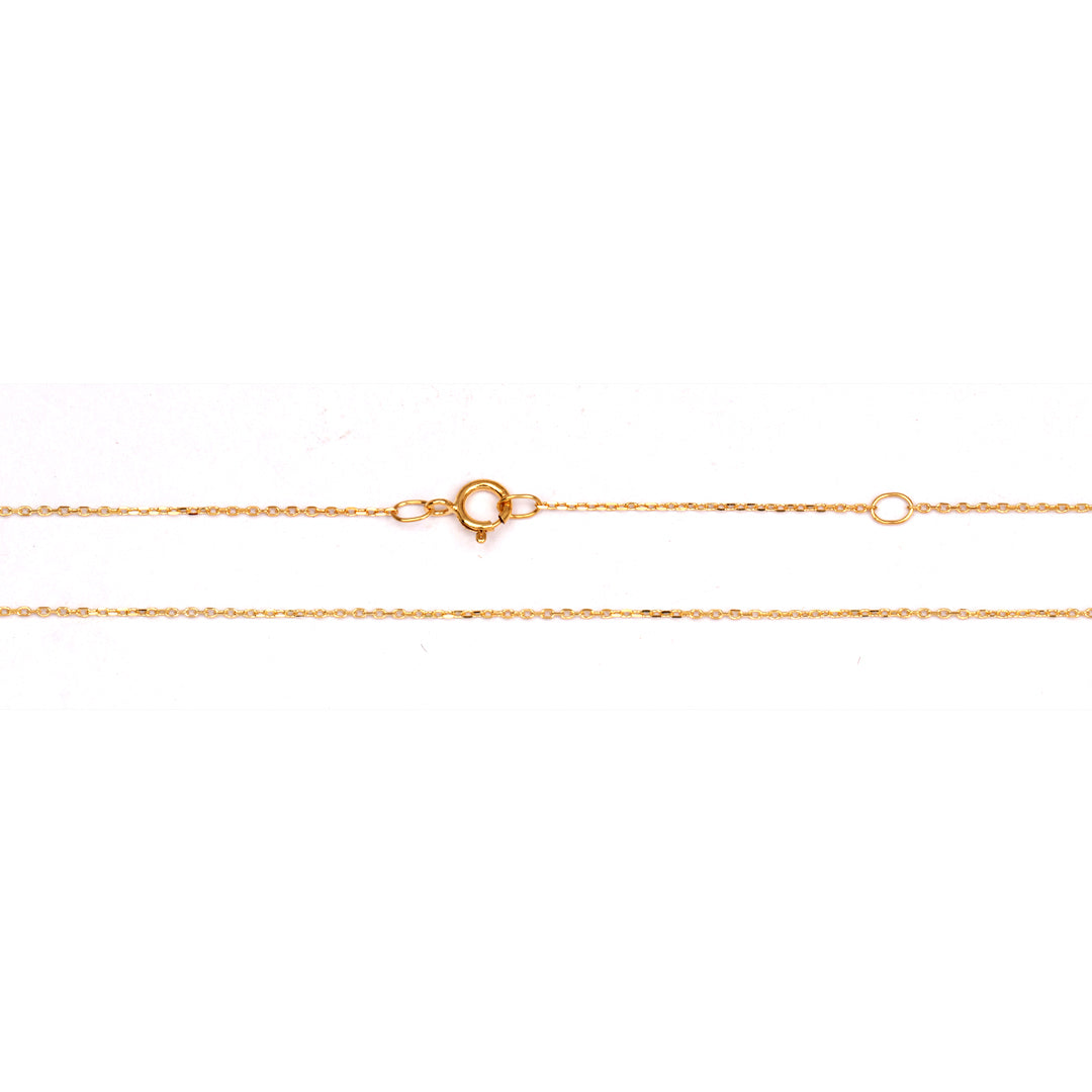 Plain 9KT Gold Chain