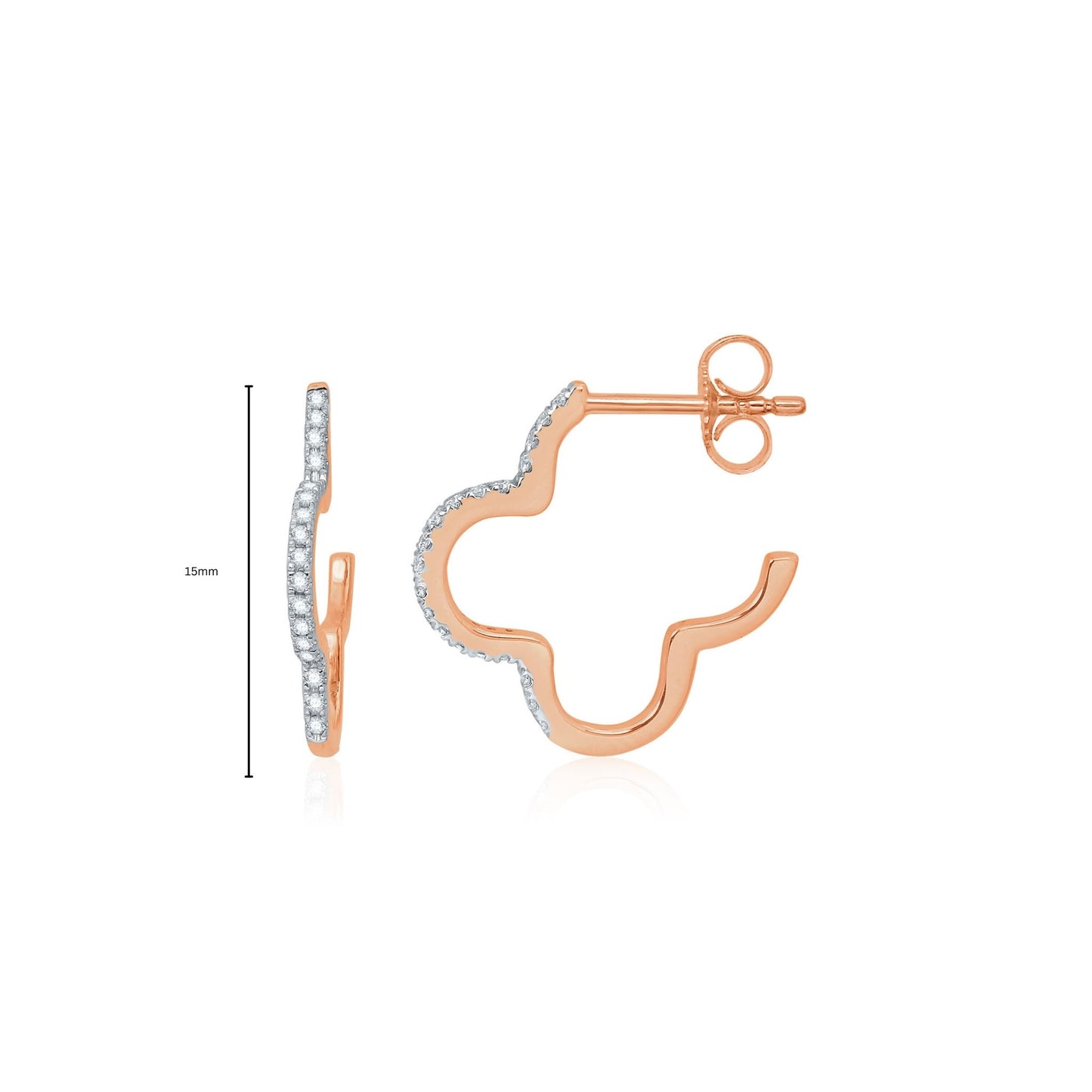 Clover Love Diamond Earrings