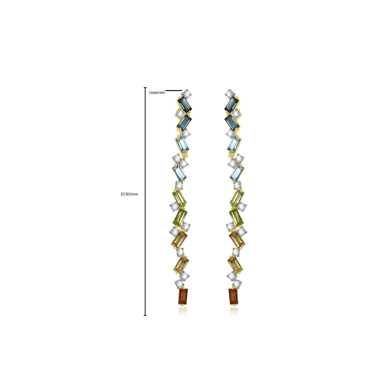 Enchanting Trails Gemstone Danglers