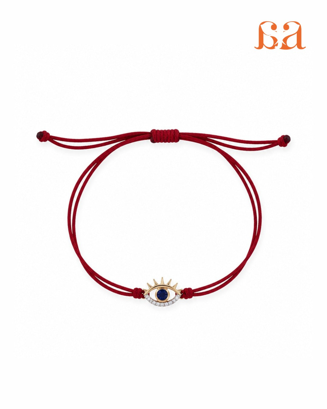 Rakhi Collection - Evil Eye 9KT Gold Rakhi Pendant