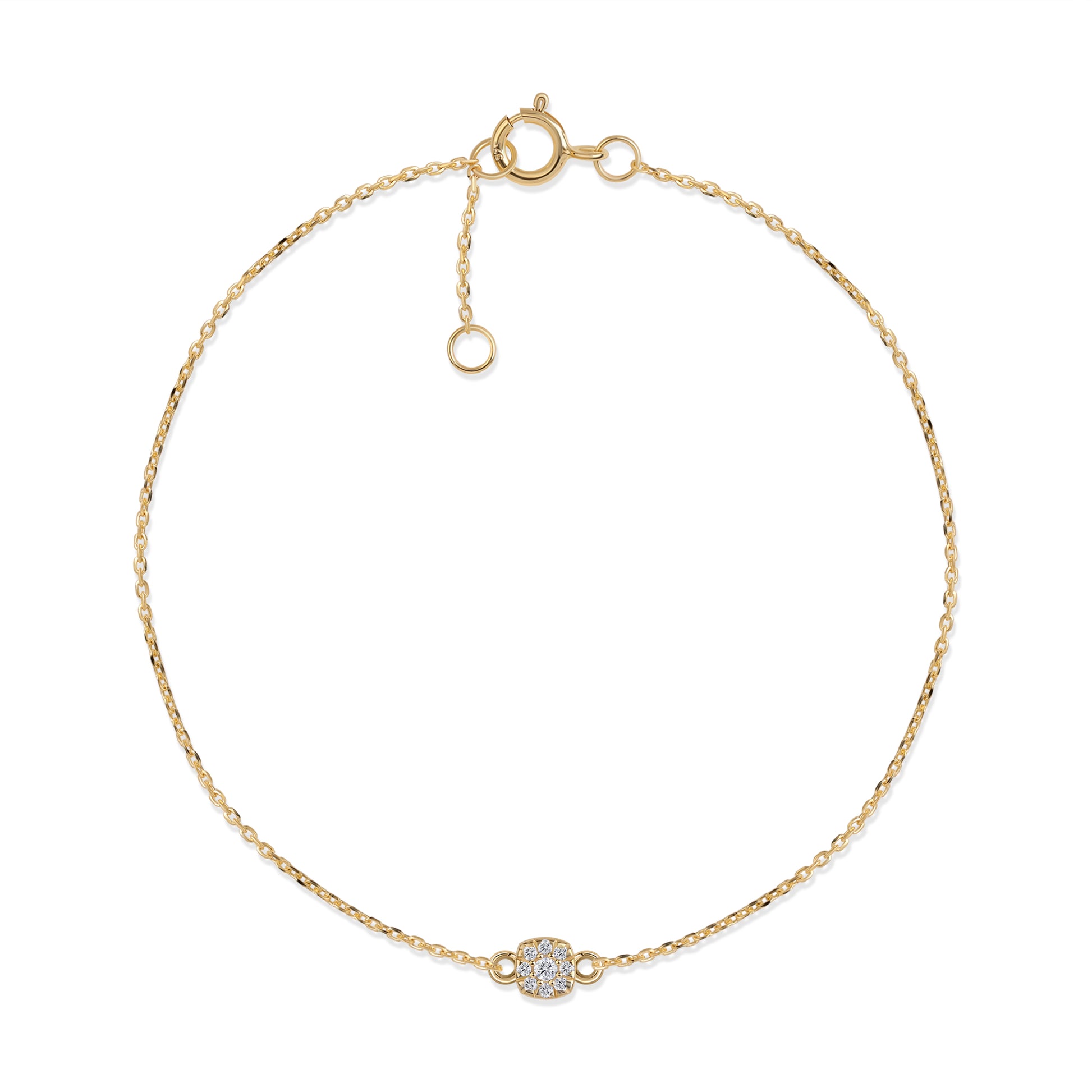 Ivy diamond bracelet for women in 9KT gold with lab-grown diamonds