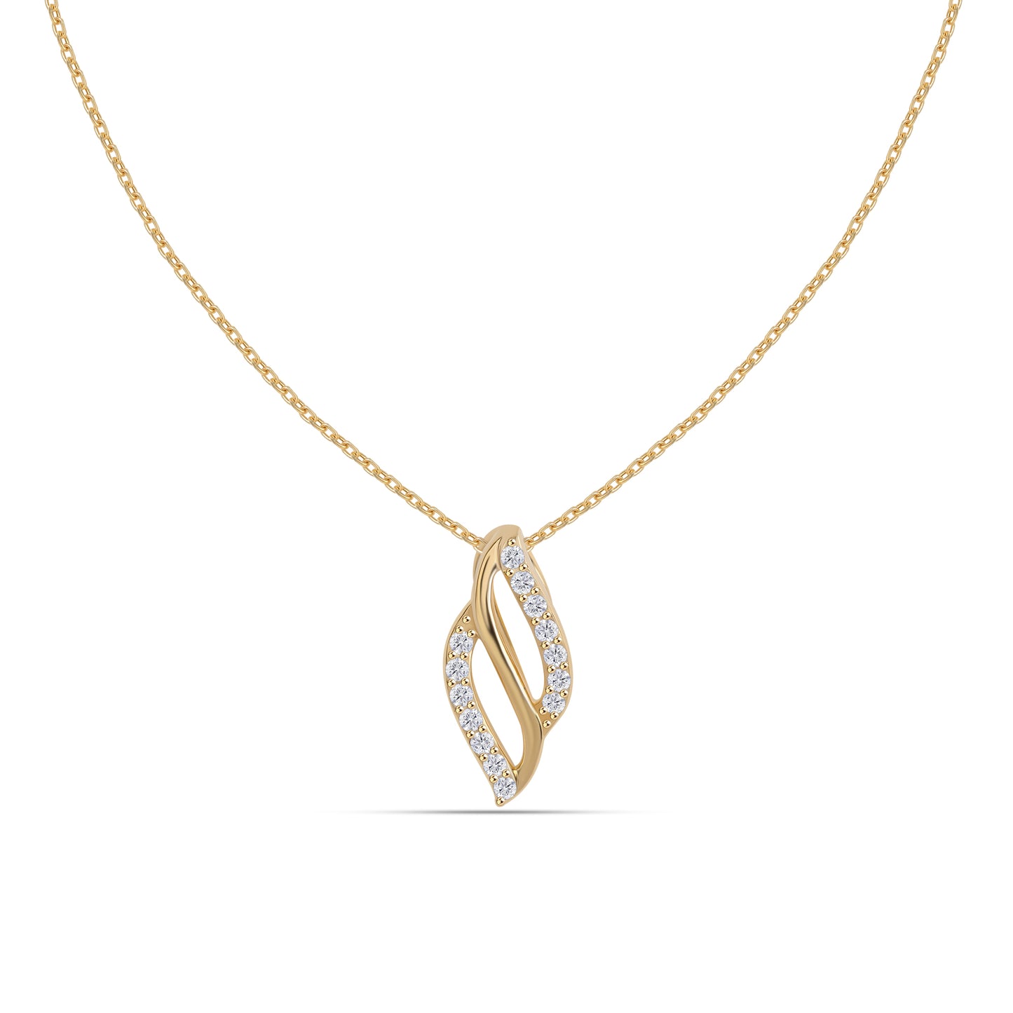 Sita simple diamond pendant in lab grown diamond jewellery by Maya by Mivraa