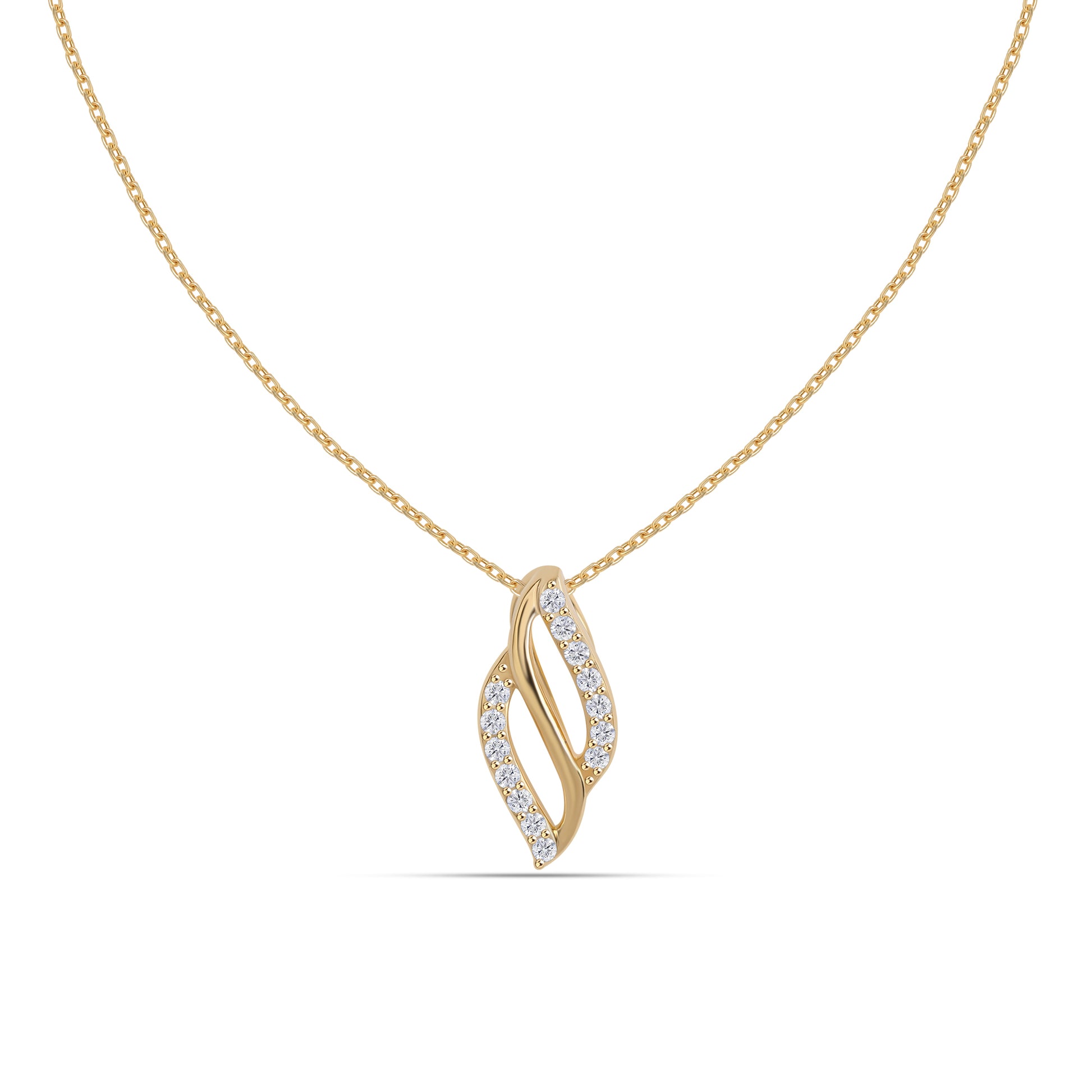 Sita simple diamond pendant in lab grown diamond jewellery by Maya by Mivraa