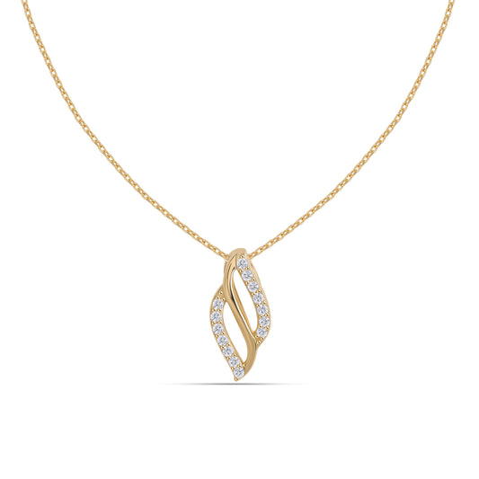 Sita simple diamond pendant in lab grown diamond jewellery by Maya by Mivraa